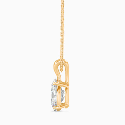 Enchanted Eclipses Solitaire Pendant Yellow Gold