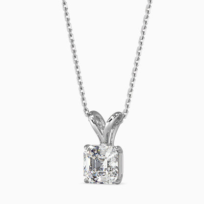 Ethereal Orbs Solitaire Pendant Platinum