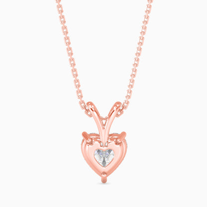 Timeless Twinkles Solitaire Pendant Rose Gold