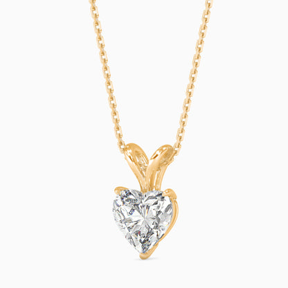 Timeless Twinkles Solitaire Pendant Yellow Gold