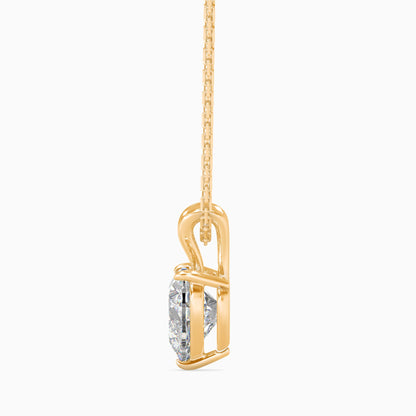 Timeless Twinkles Solitaire Pendant Yellow Gold