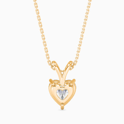 Timeless Twinkles Solitaire Pendant Yellow Gold