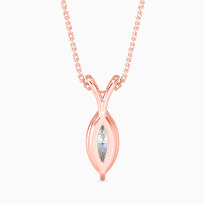 Celestial Sparklers Solitaire Pendant Rose Gold