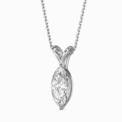 Celestial Sparklers Solitaire Pendant White Gold