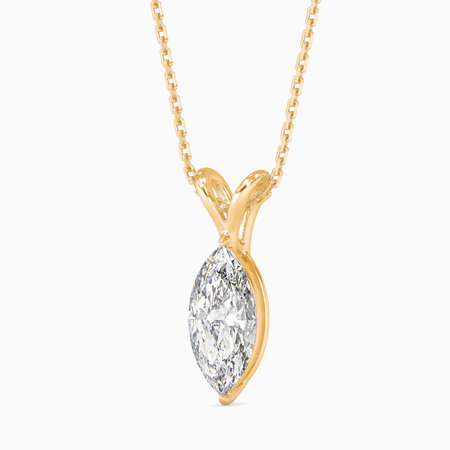 Celestial Sparklers Solitaire Pendant Yellow Gold