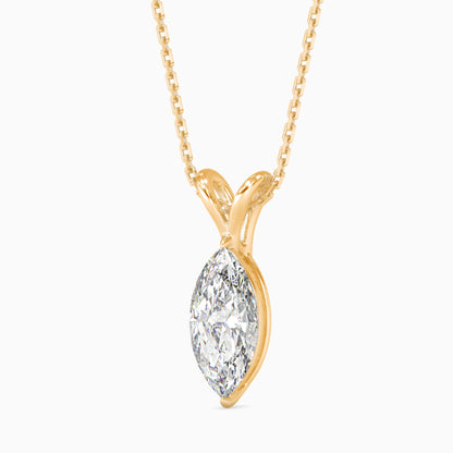 Celestial Sparklers Solitaire Pendant Yellow Gold