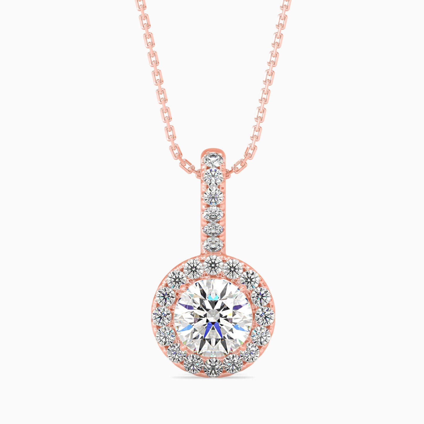 Diamond Delights Solitaire Pendant Rose Gold