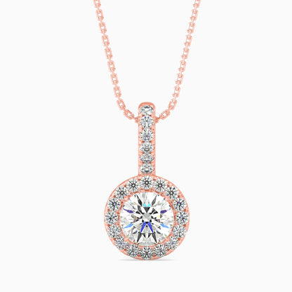 Diamond Delights Solitaire Pendant Rose Gold