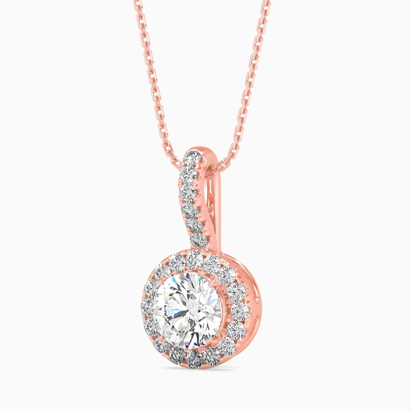 Diamond Delights Solitaire Pendant Rose Gold