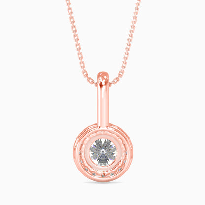 Diamond Delights Solitaire Pendant Rose Gold