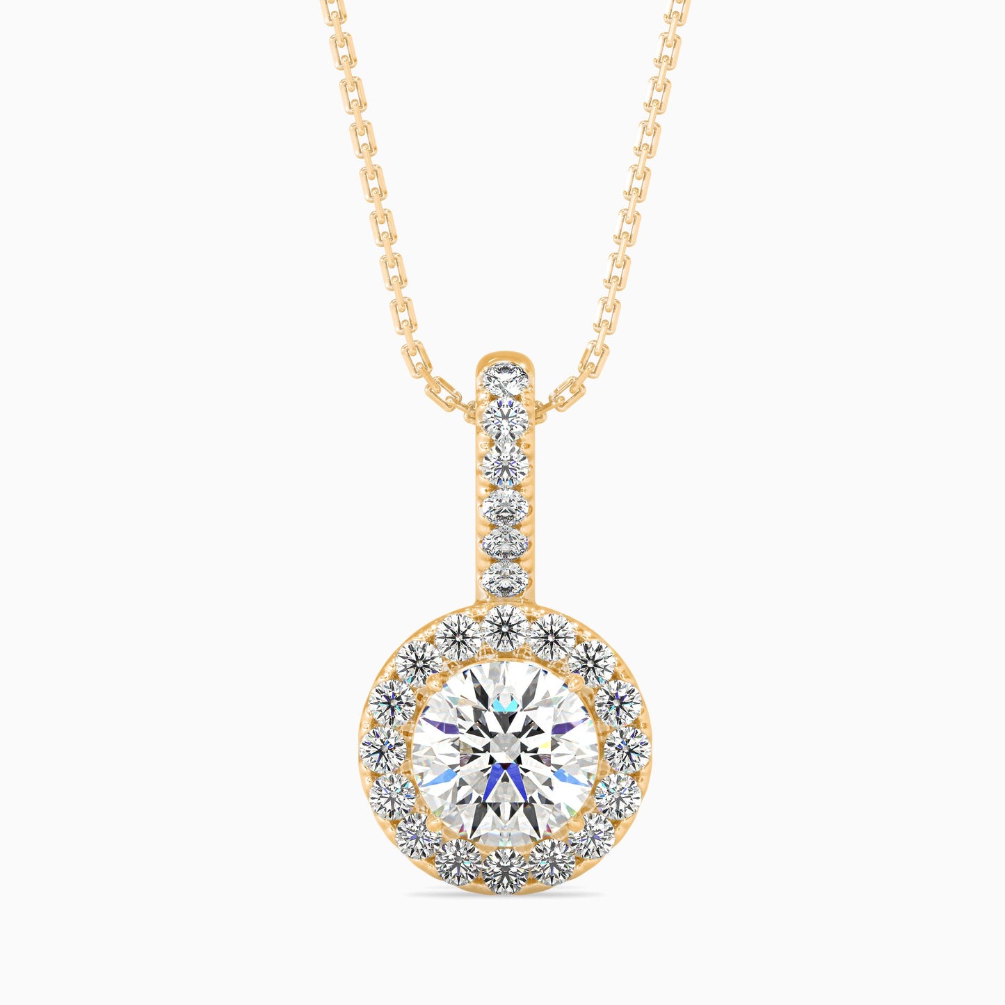 Diamond Delights Solitaire Pendant Yellow Gold