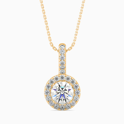 Diamond Delights Solitaire Pendant Yellow Gold