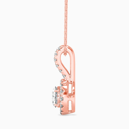 Twinkle Treasures Solitaire Pendant Rose Gold