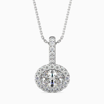 Twinkle Treasures Solitaire Pendant Platinum