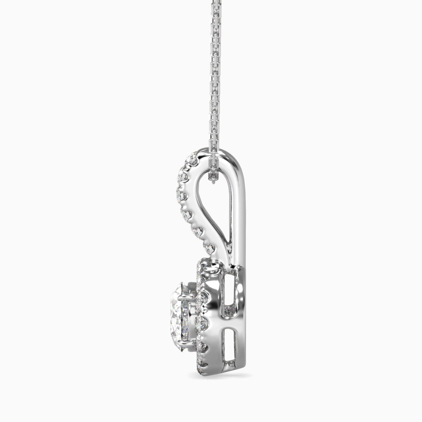 Twinkle Treasures Solitaire Pendant White Gold