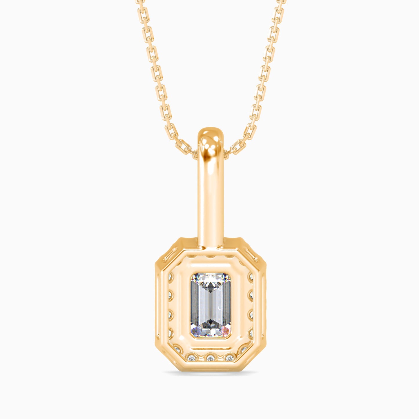 Luxe Luminosity Solitaire Pendant Yellow Gold