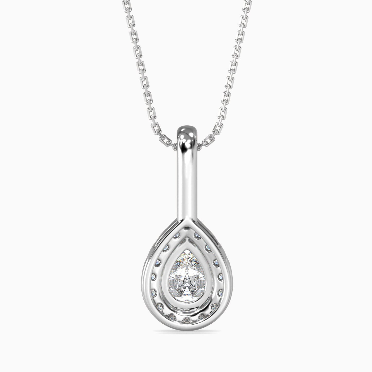 Moonlit Magic Solitaire Pendant Platinum