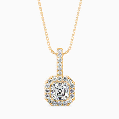 Luna Luminance Solitaire Pendant Yellow Gold