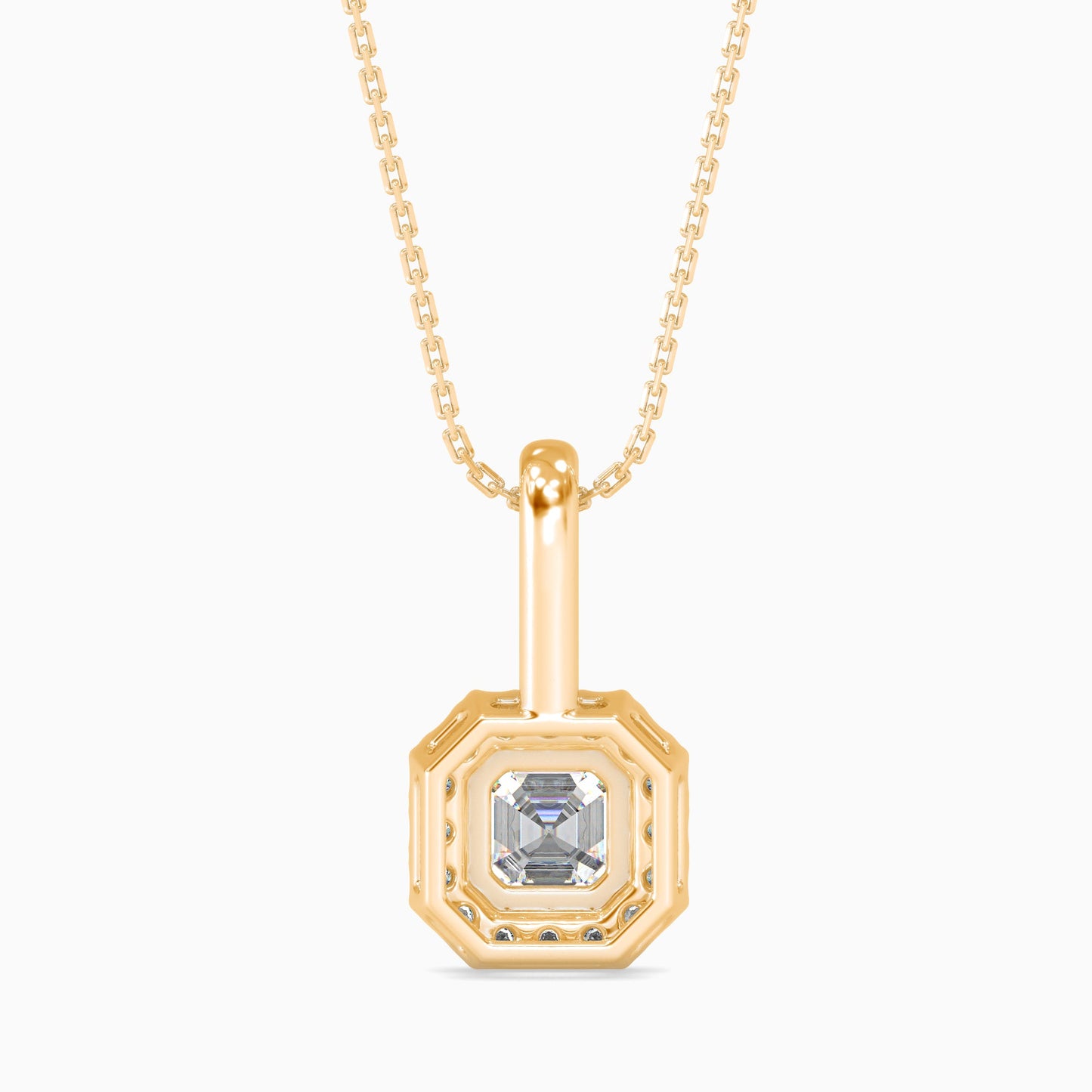 Luna Luminance Solitaire Pendant Yellow Gold