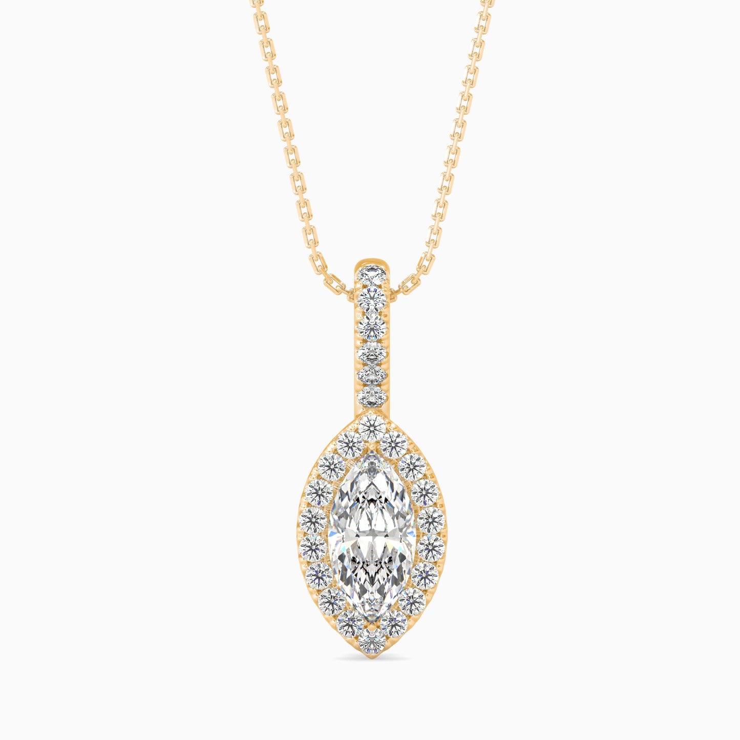 Diamond Dreams Solitaire Pendant Yellow Gold