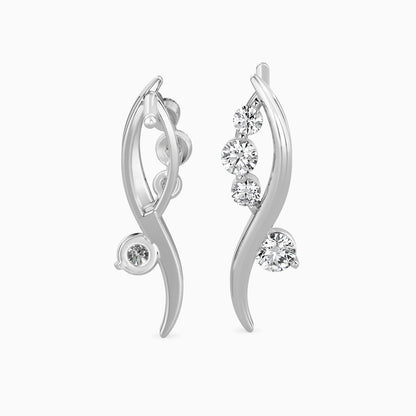 Bella Diamond Solitaire Earring White Gold