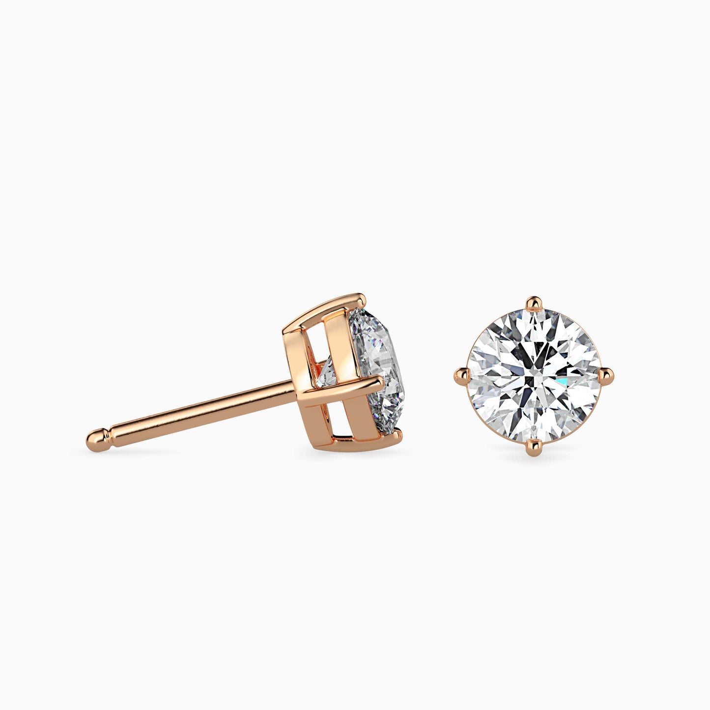 Brilliance Blooms Diamond Earring Rose Gold