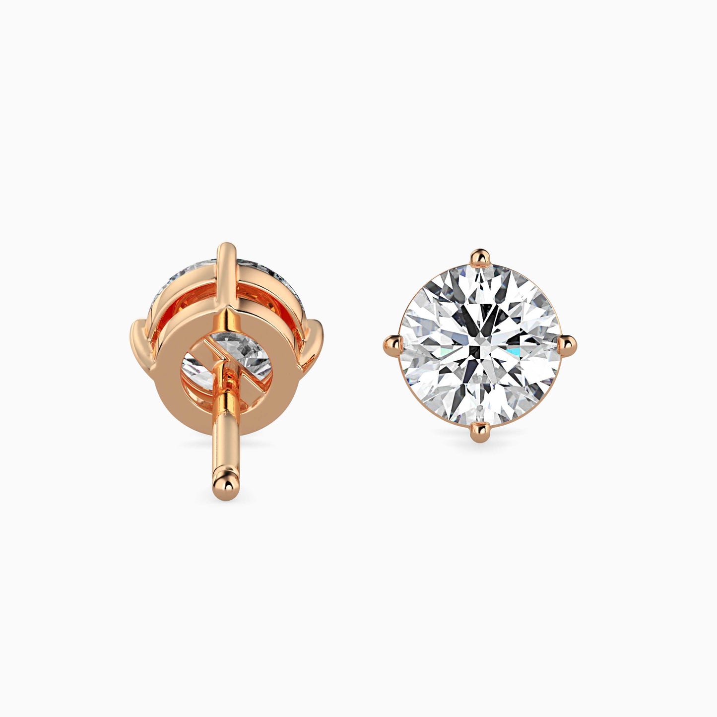 Brilliance Blooms Diamond Earring Rose Gold