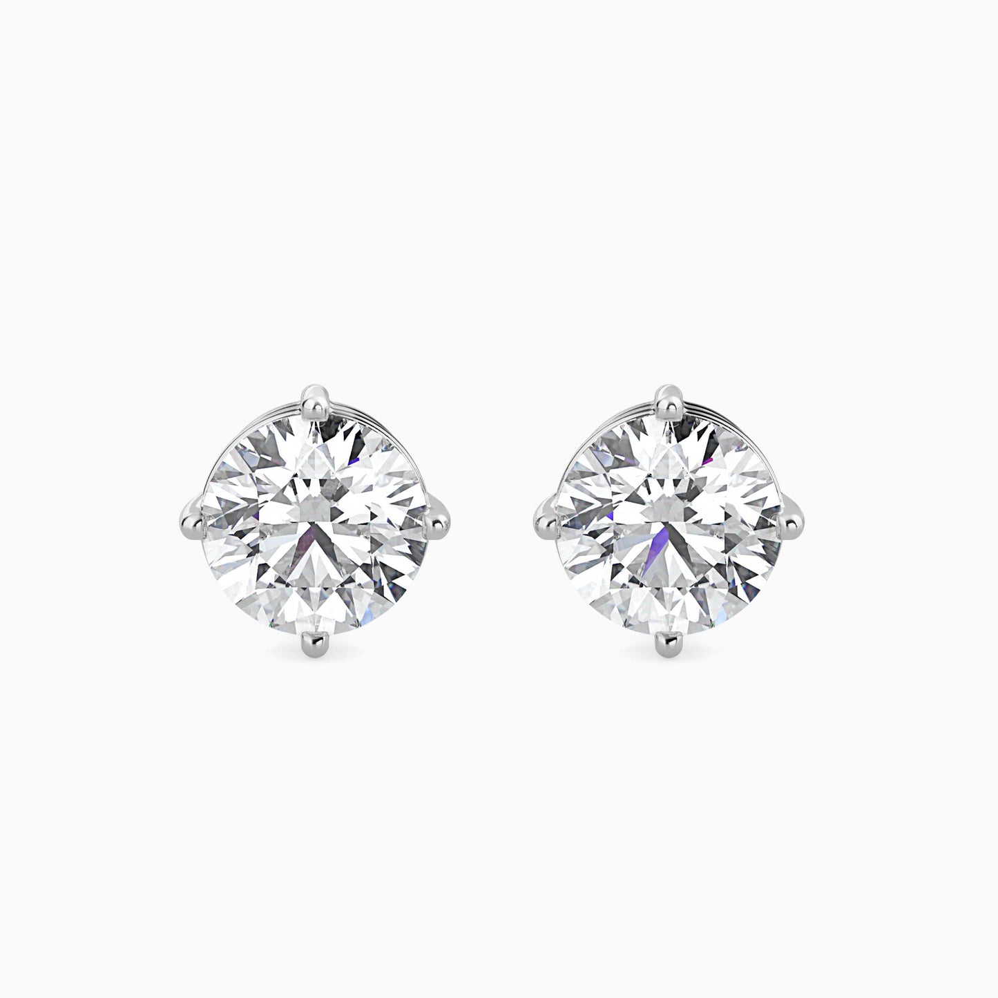 Brilliance Blooms Diamond Earring Platinum