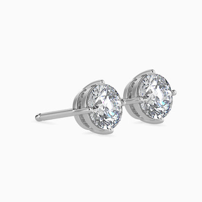 Brilliance Blooms Diamond Earring Platinum