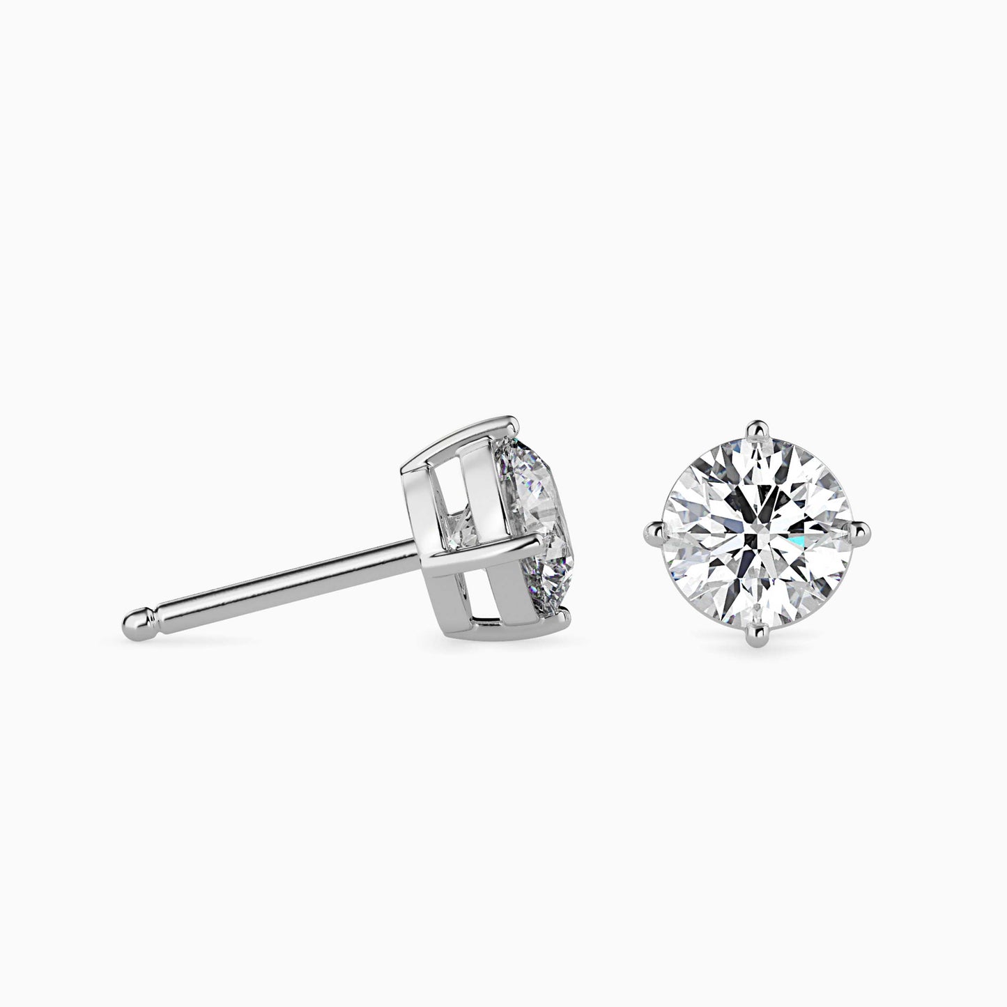 Brilliance Blooms Diamond Earring Platinum