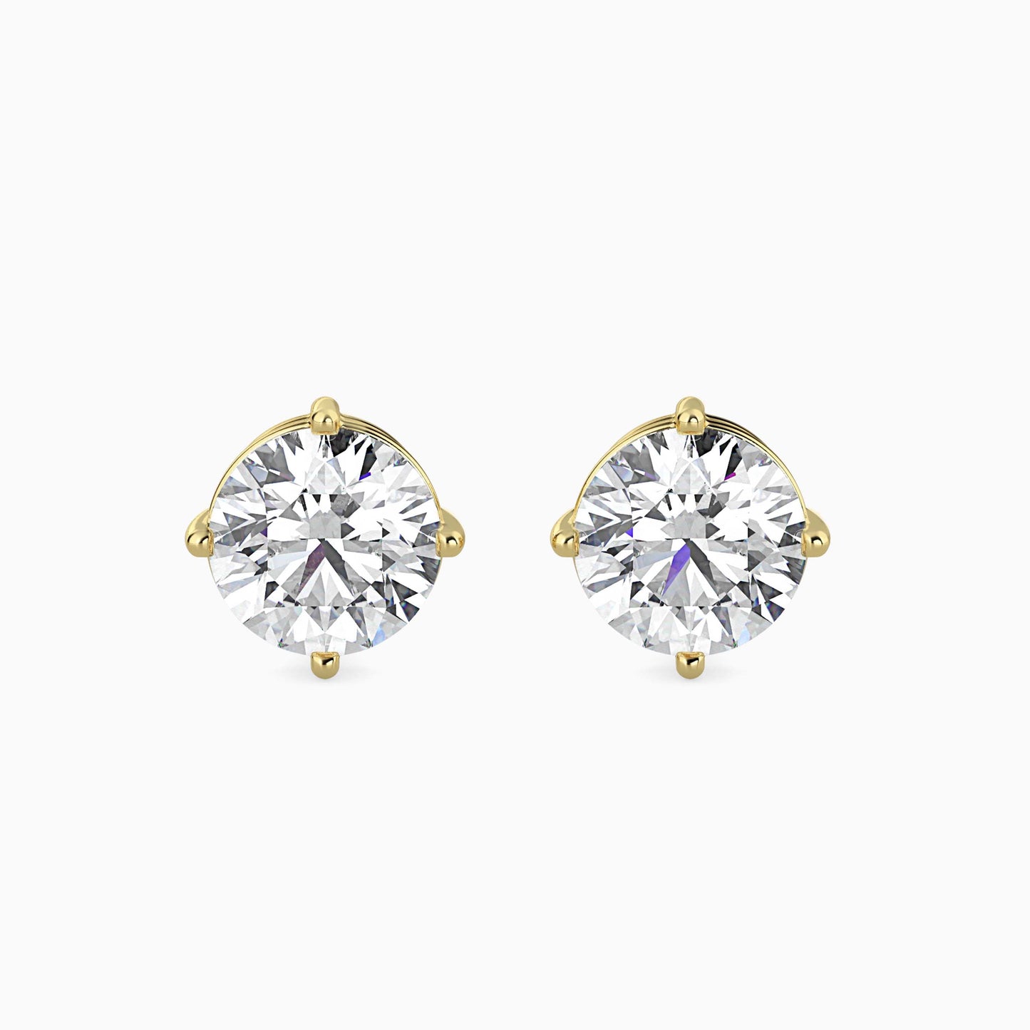 Brilliance Blooms Diamond Earring Yellow Gold