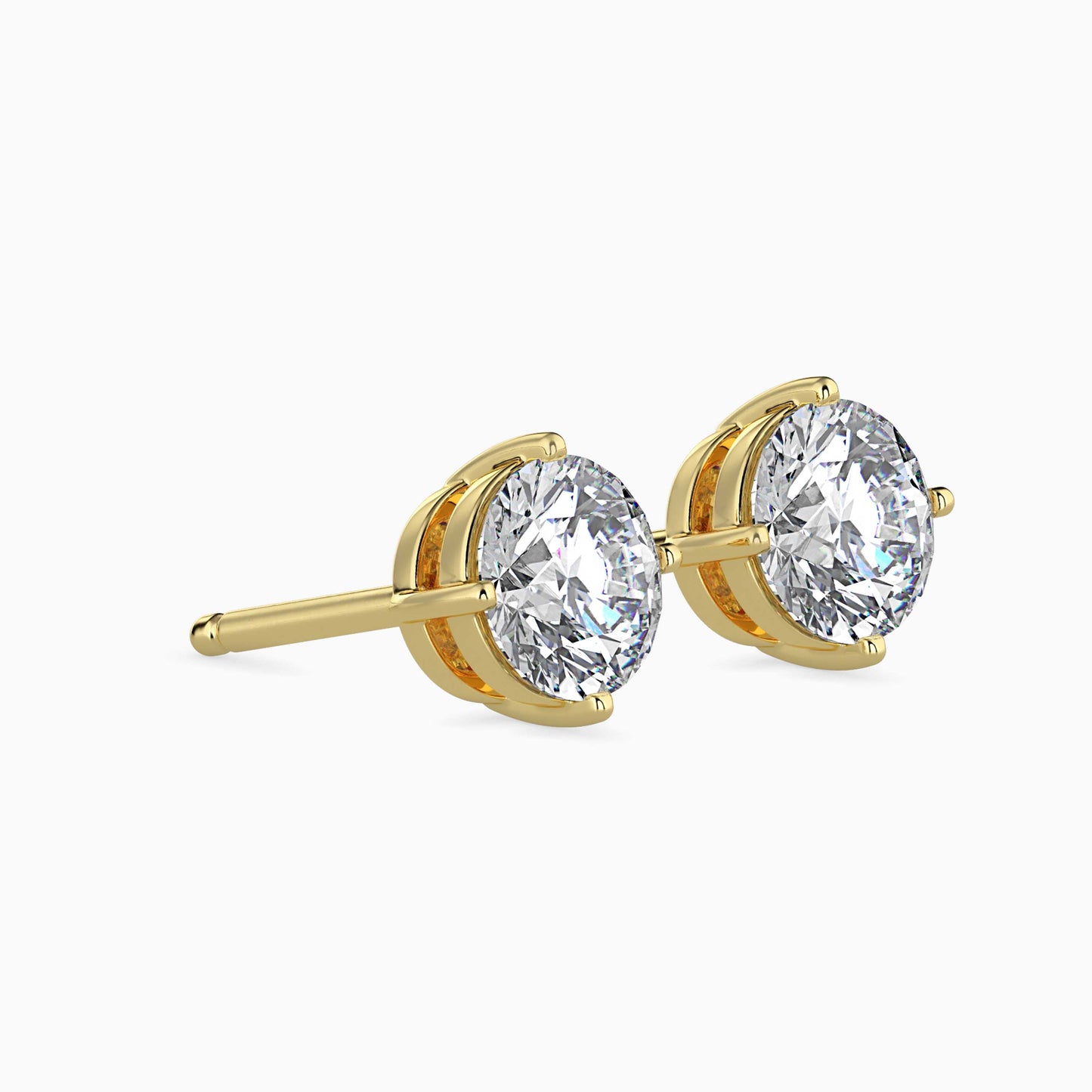 Brilliance Blooms Diamond Earring Yellow Gold