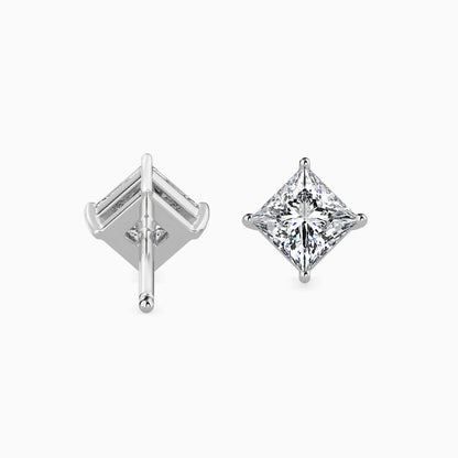 Eternal Elegance Solitaire Earring Platinum