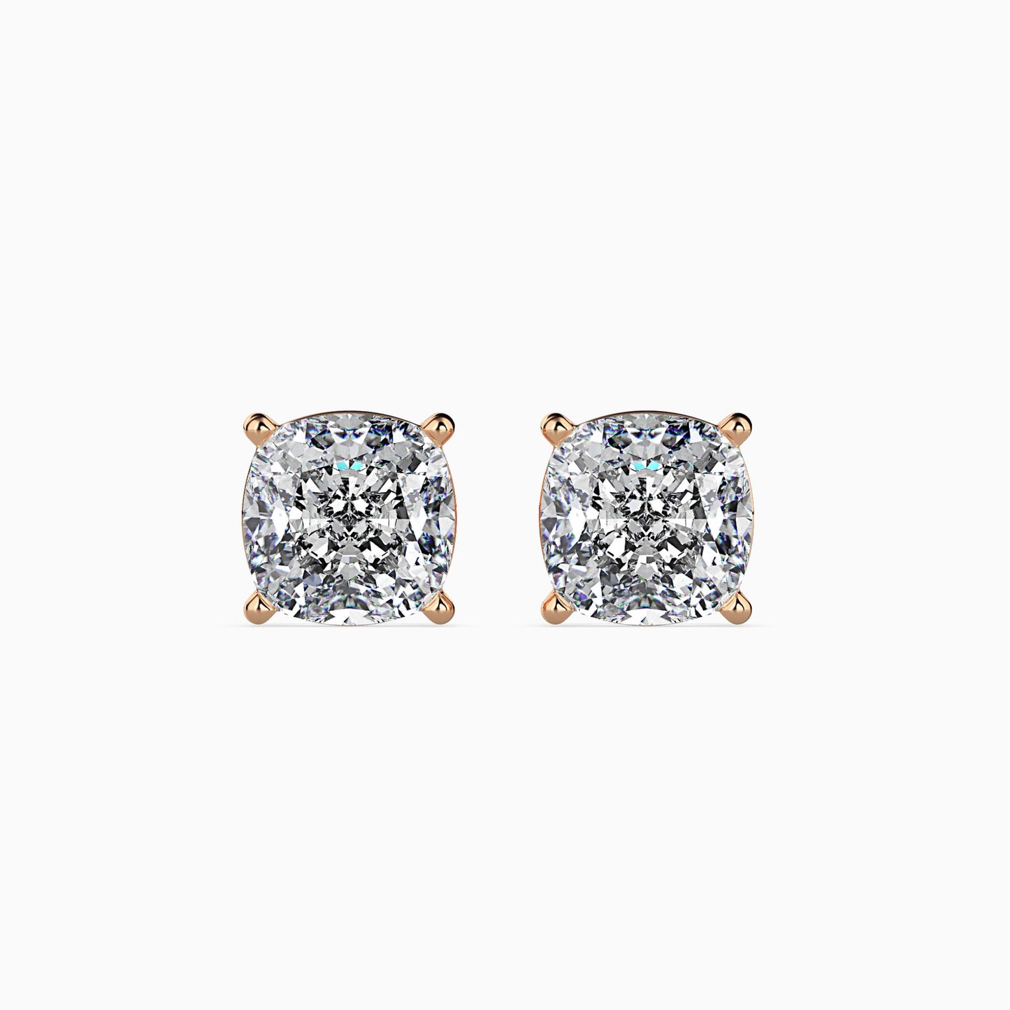 Shimmering Moondrops Diamond Earring Rose Gold