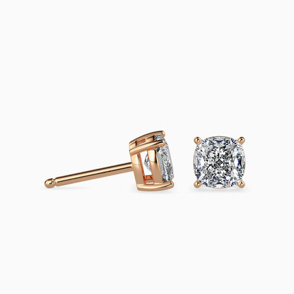 Shimmering Moondrops Diamond Earring Rose Gold