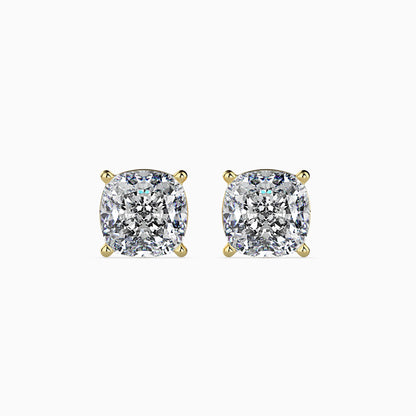 Shimmering Moondrops Diamond Earring Yellow Gold