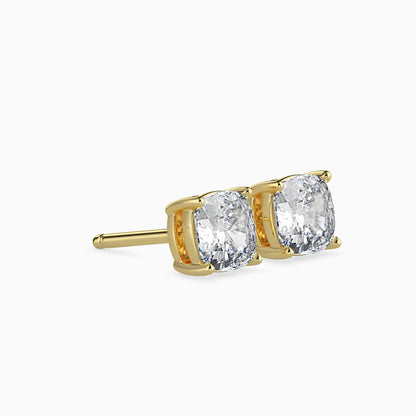 Shimmering Moondrops Diamond Earring Yellow Gold