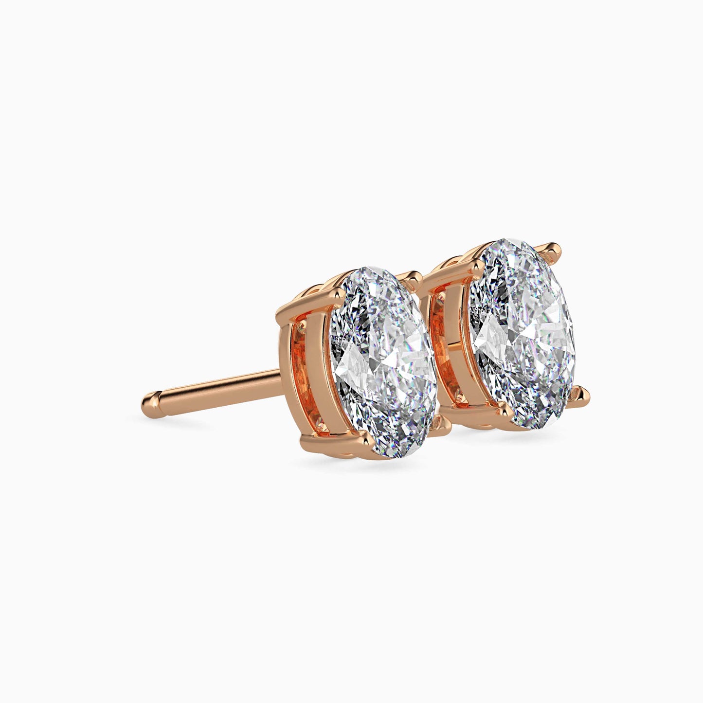 Enchanted Eclipses Solitaire Earring Rose Gold