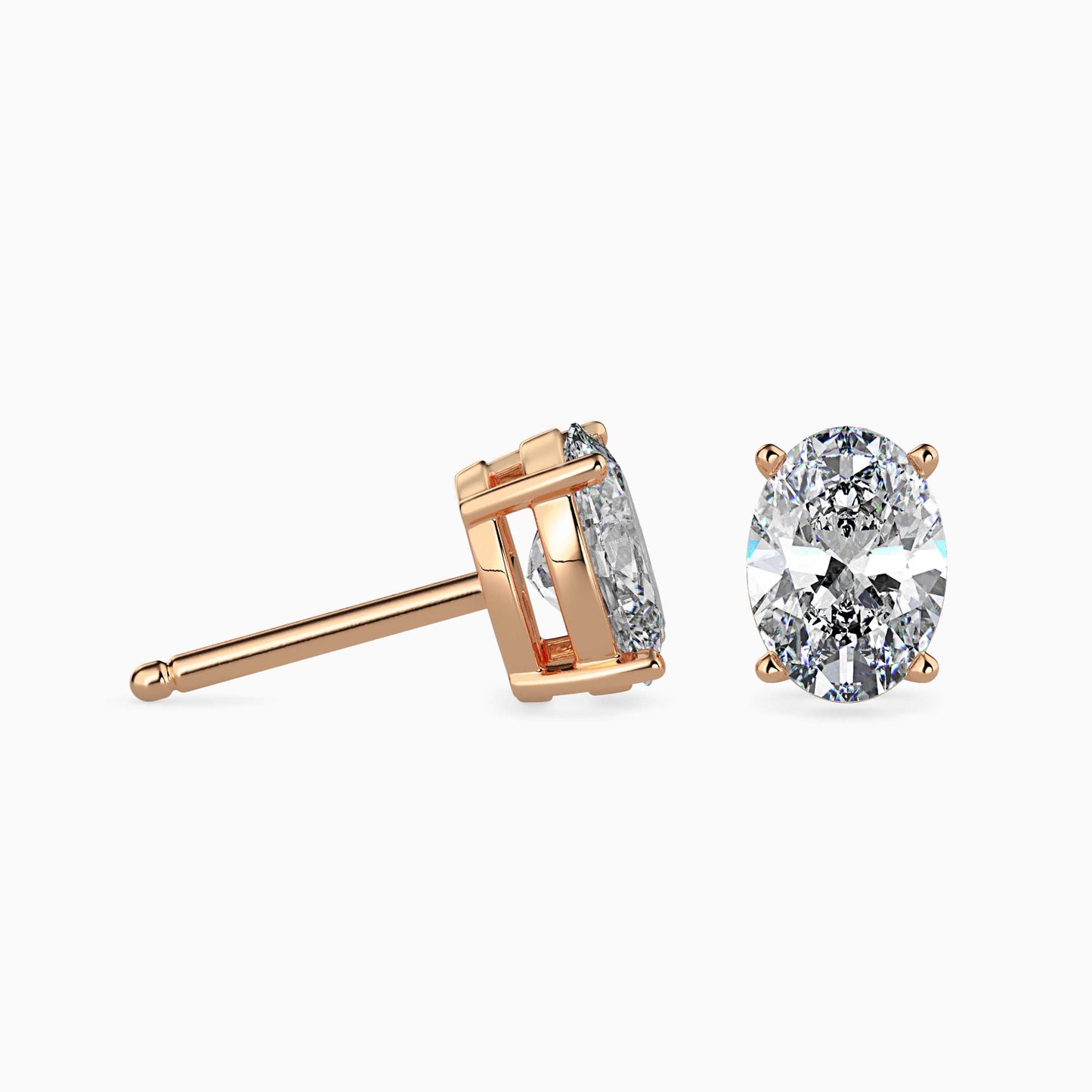 Enchanted Eclipses Solitaire Earring Rose Gold