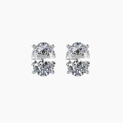 Enchanted Eclipses Solitaire Earring White Gold