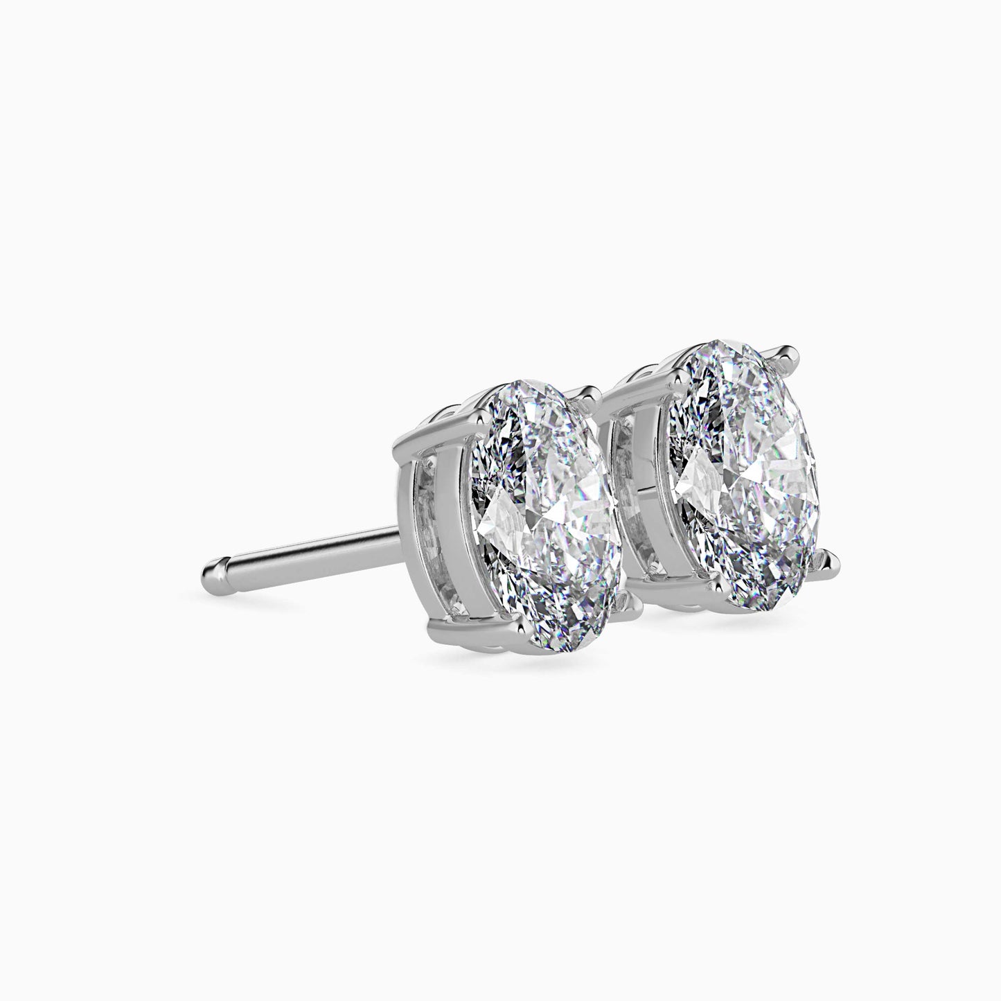 Enchanted Eclipses Solitaire Earring Platinum