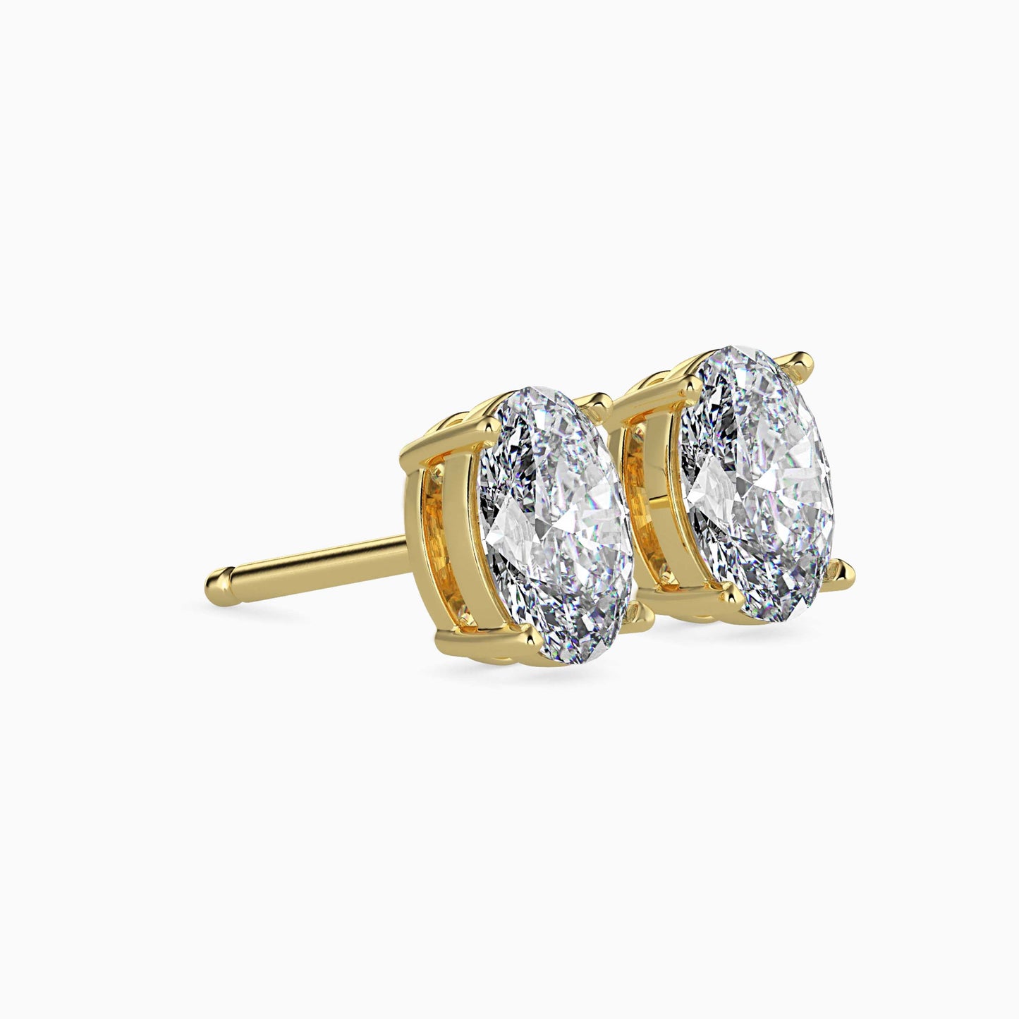 Enchanted Eclipses Solitaire Earring Yellow  Gold