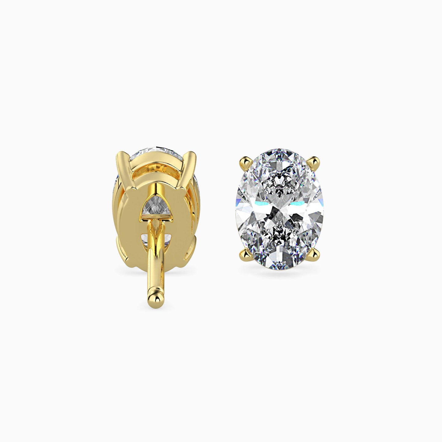 Enchanted Eclipses Solitaire Earring Yellow  Gold