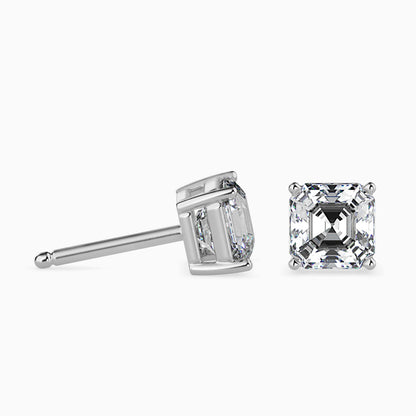 Ethereal Orbs Solitaire Earring Platinum