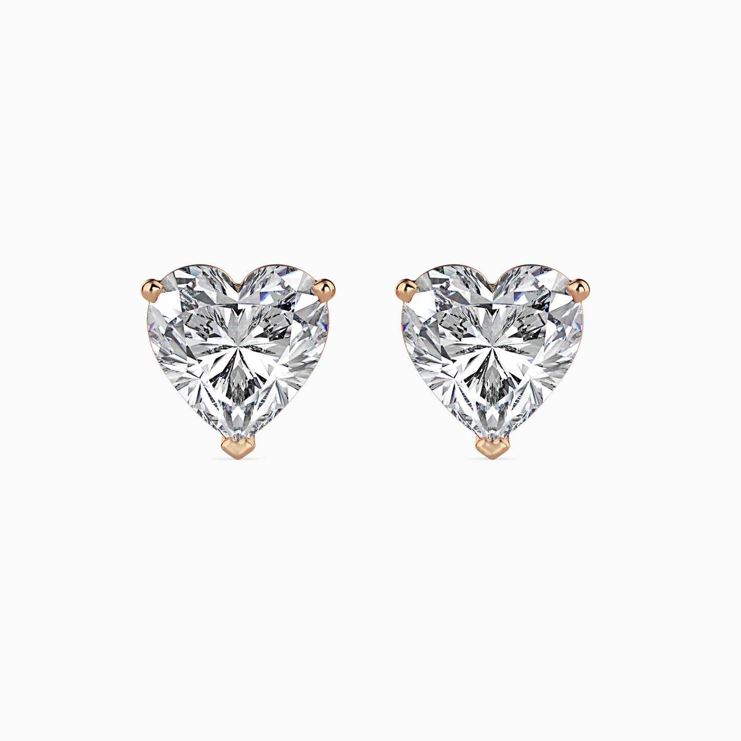 Timeless Twinkles Solitaire Earring Rose Gold