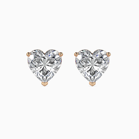 Timeless Twinkles Solitaire Earring Rose Gold