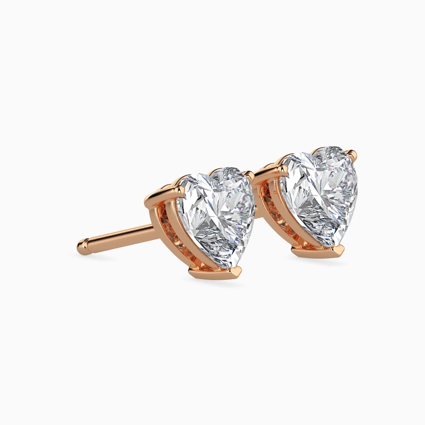 Timeless Twinkles Solitaire Earring Rose Gold