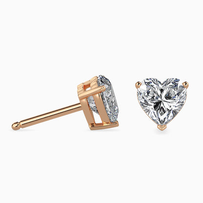 Timeless Twinkles Solitaire Earring Rose Gold