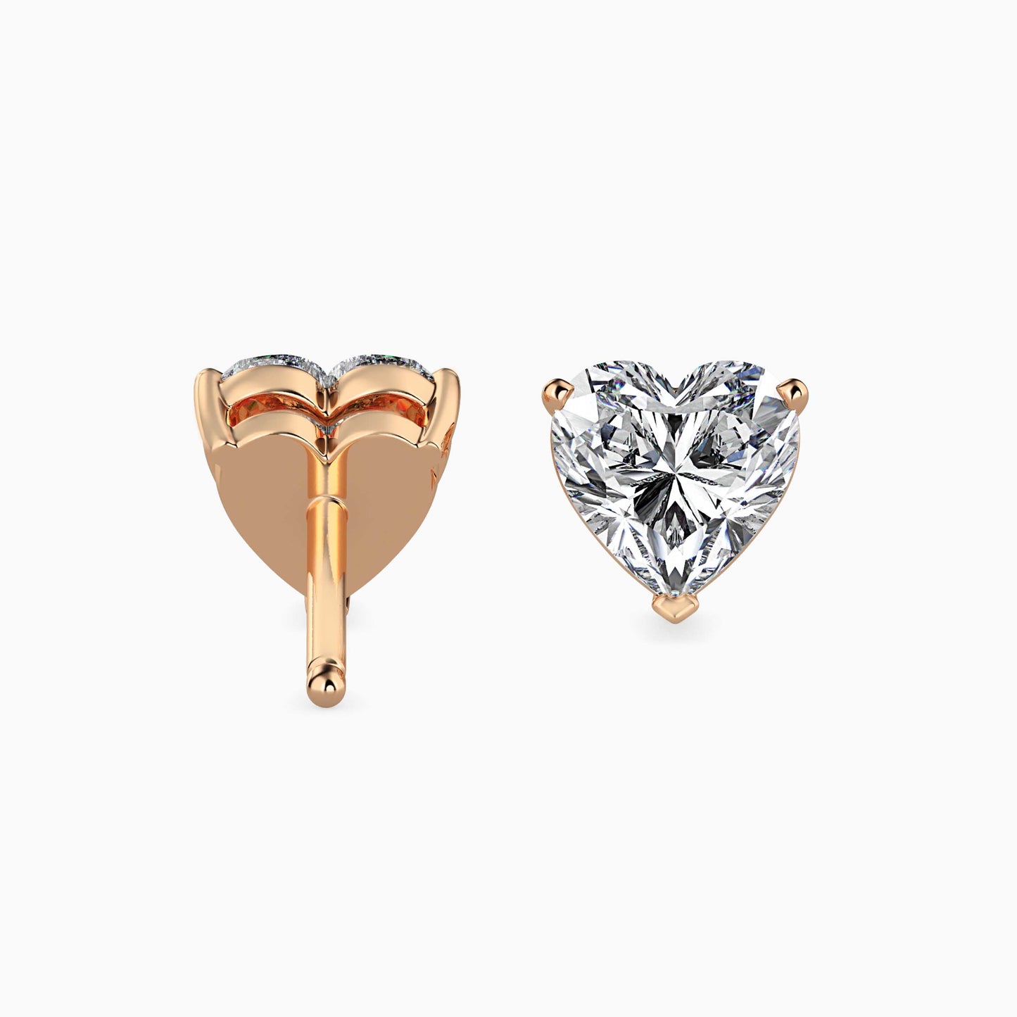 Timeless Twinkles Solitaire Earring Rose Gold