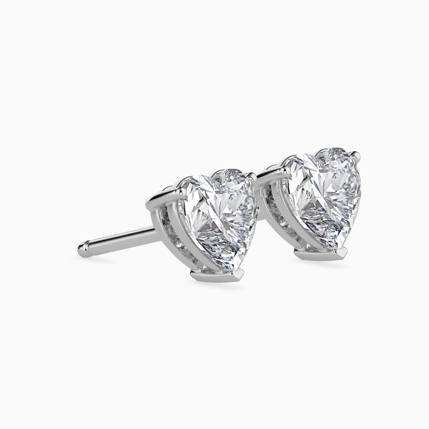 Timeless Twinkles Solitaire Earring White Gold